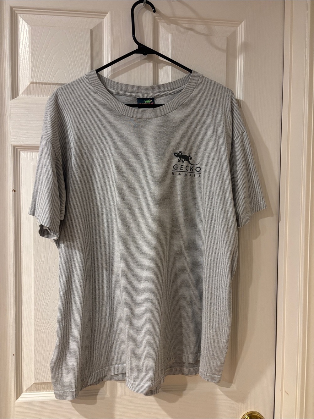 Gecko Hawaii Men's Light Gray Short-Sleeve Tee